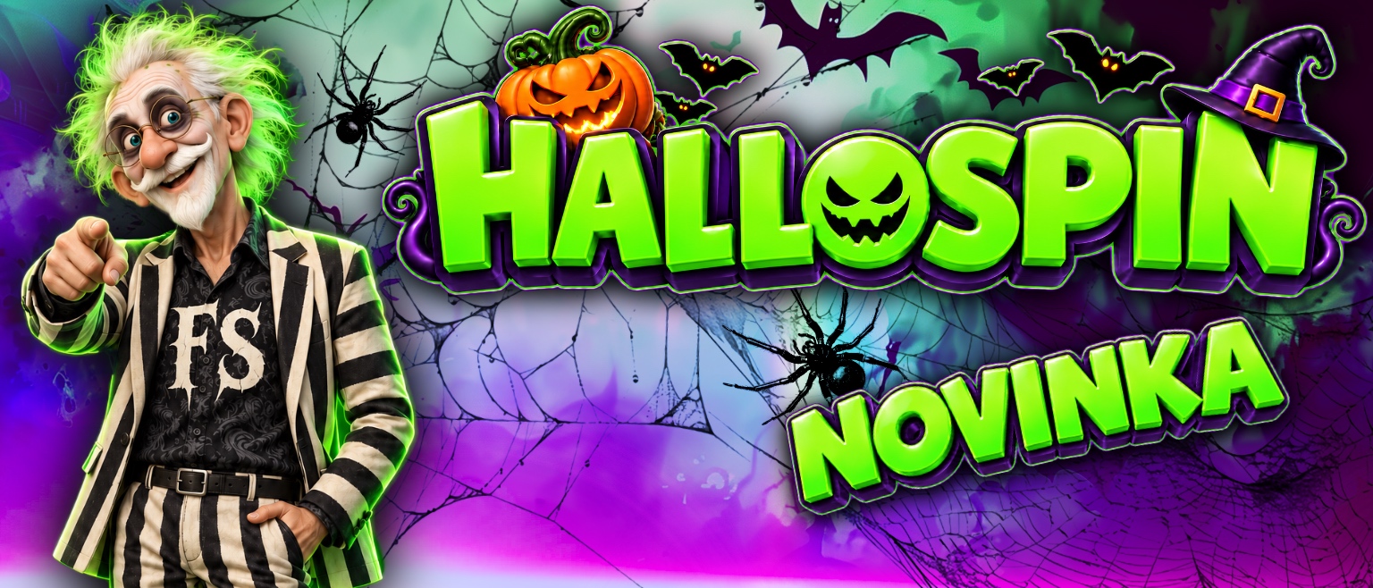 🎃🕷️ HALLOSPIN je tady! 🕷️🎃 
